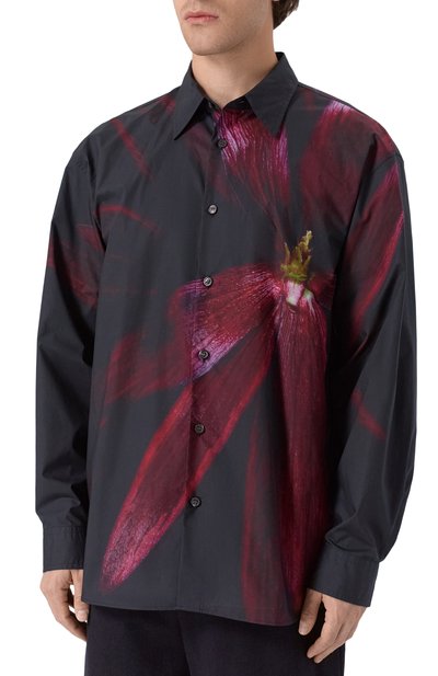 Хлопковая рубашка DRIES VAN NOTEN, арт. 020732-2007-900, фото 3