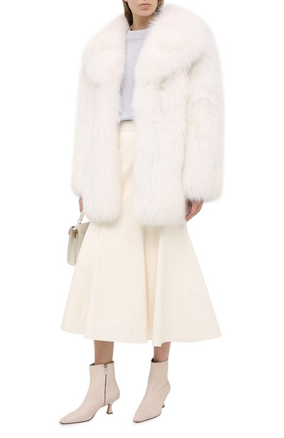 Шуба из меха песца с карманами VALENTINO, арт. QF3FA565FTF, фото 2