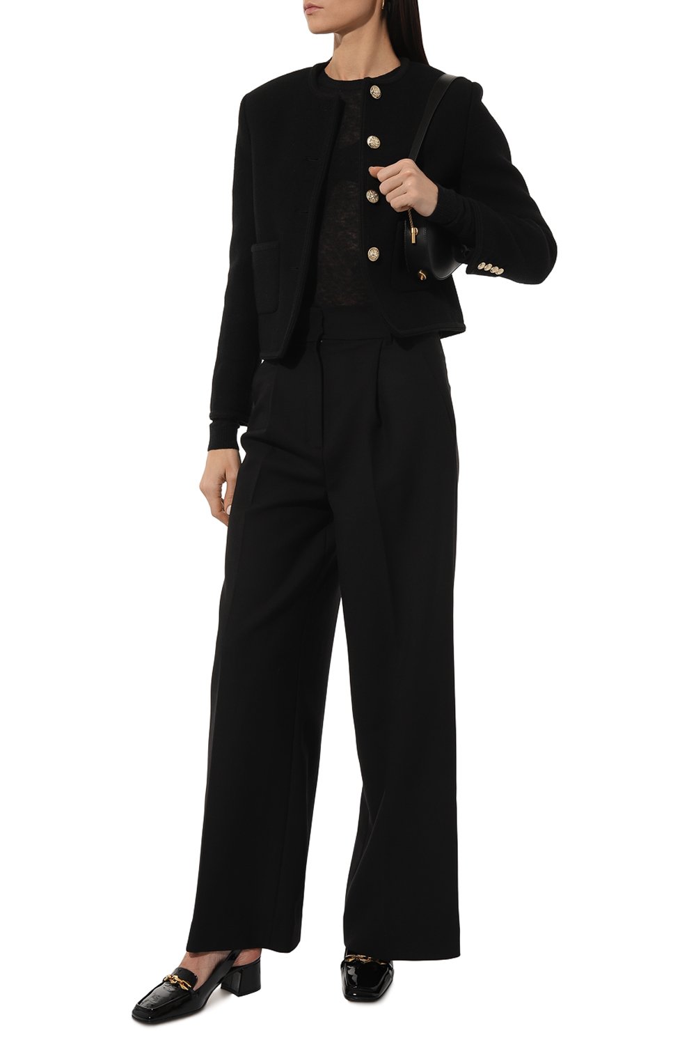 Кожаные туфли diamond tilda JIMMY CHOO, арт. DIAM0ND TILDA SB 45/S0P, фото 2