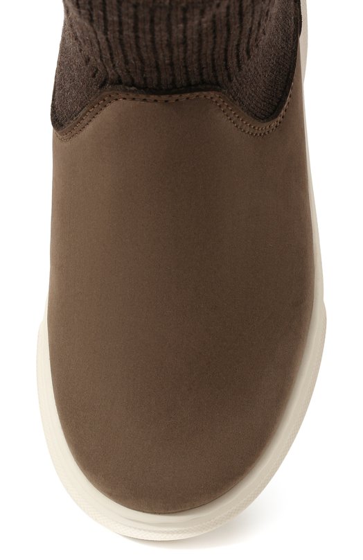 Кожаные слипоны Montelpare Tradition Коричневый, фото 4