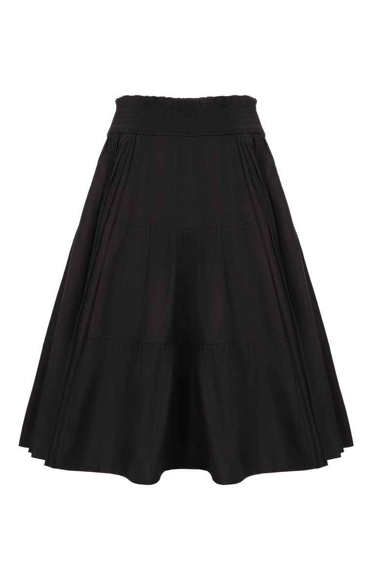 Шелковая юбка PRADA, арт. P162QR-B03-F0002-201, фото 1