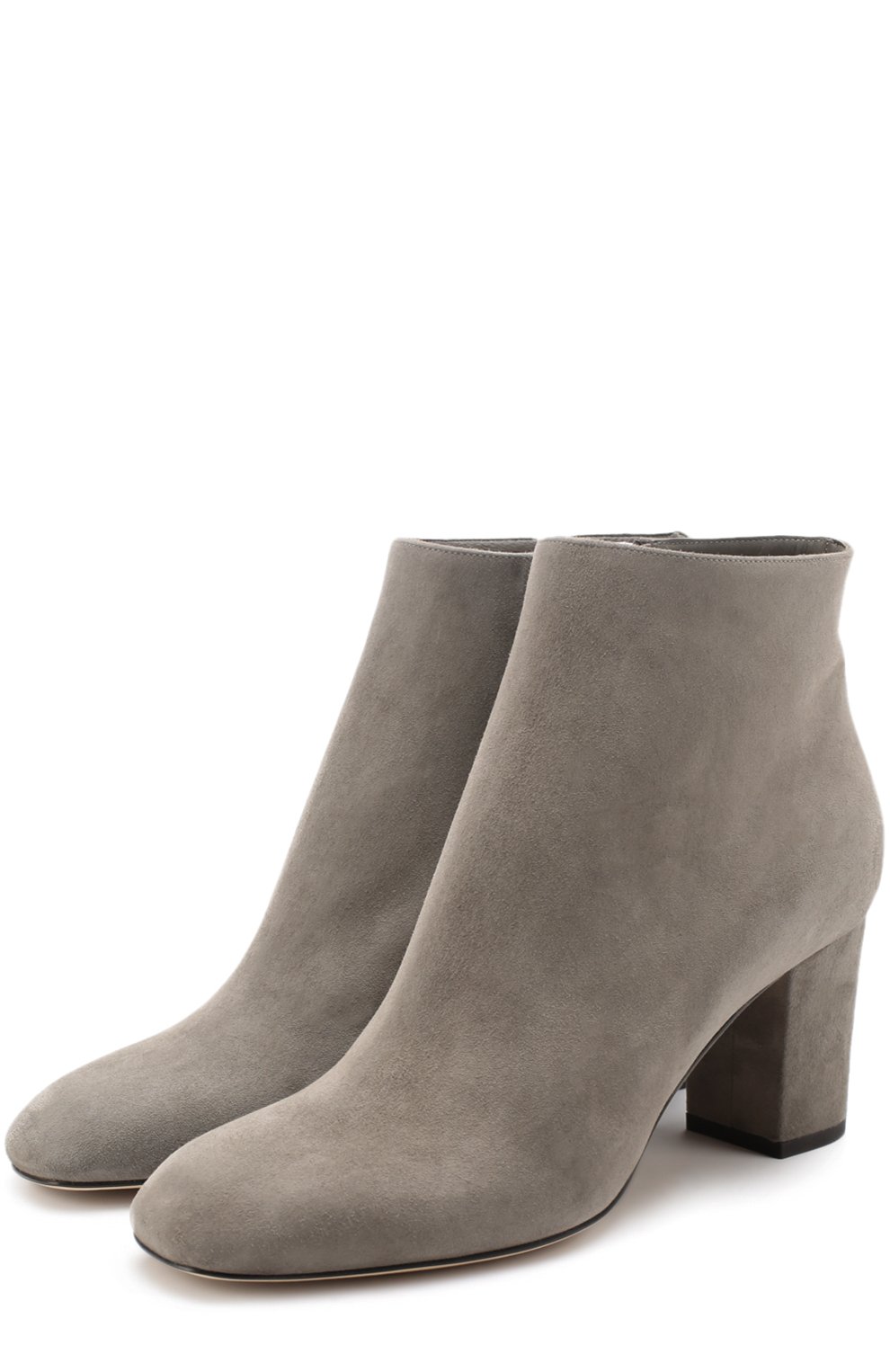 Замшевые ботильоны на устойчивом каблуке LORO PIANA, арт. FAF8180, фото 1