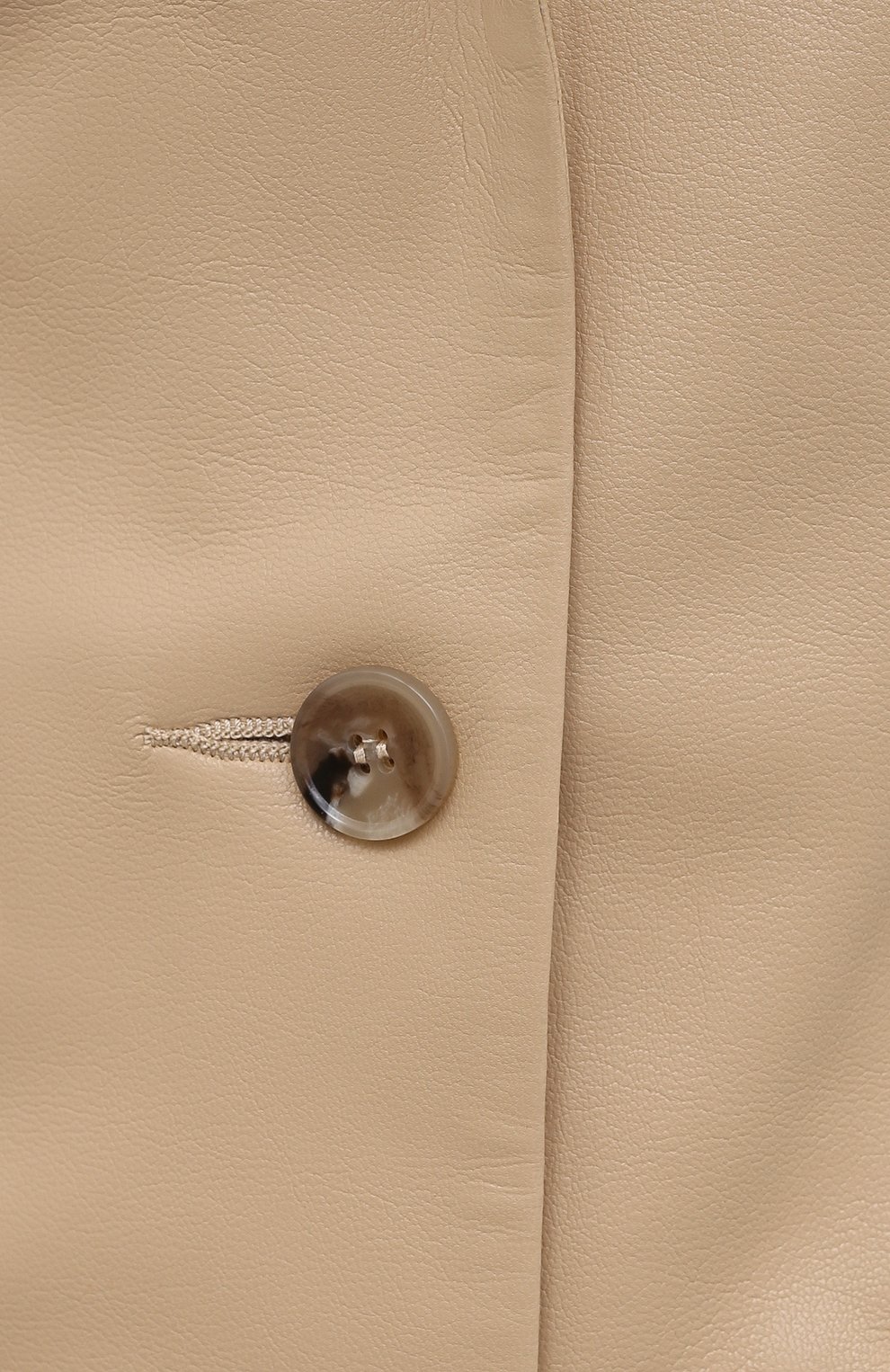 Платье из экокожи NANUSHKA кремового цвета по цене 84100 руб., арт. ANC0_BUTTER_VEGAN LEATHER, фото 5 Платье из экокожи NANUSHKA, арт. ANC0_BUTTER_VEGAN LEATHER, фото 5