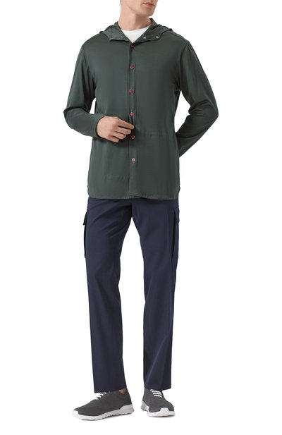 Мужские текстильные кроссовки KITON, арт. USSFITSN0115204