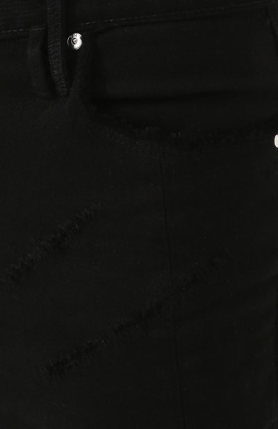 Джинсы прямого кроя с потертостями RTA, арт. MF7AC-45BLK, фото 5