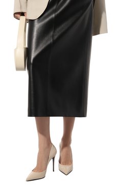 Женские лакированные туфли cardinale 105 DOLCE & GABBANA бежевого цвета, арт. CD1710/A1471 | Фото 3 (Подошва: Плоская; Материал внутренний: Натуральная кожа; Каблук высота: Высокий; Каблук тип: Шпилька; Материал внешний: Натуральная кожа; Автоматизация ТО: Проставлено; Размерность: Идёт в размер; Автоматизация состава: Проставлено)