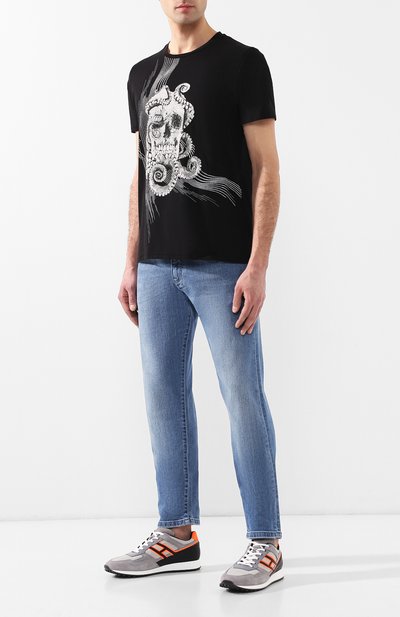 Хлопковая футболка JUST CAVALLI, арт. S01GC0532/N20663, фото 2