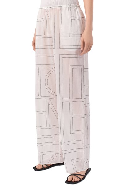 Брюки из лиоцелла и хлопка TOTEME, арт. 243-WRB1092-FB0239, фото 3