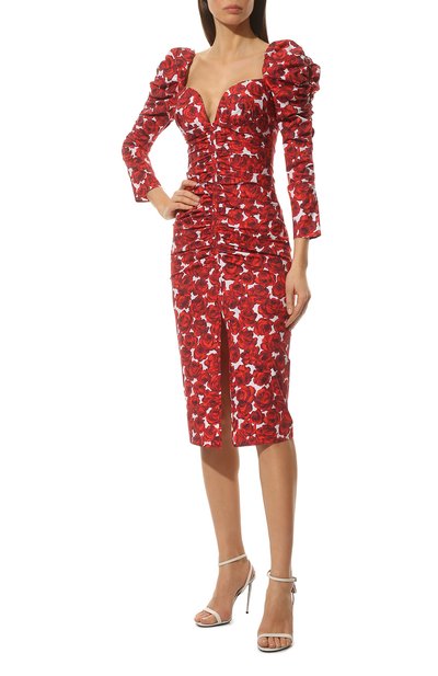 Хлопковое платье CAROLINA HERRERA, арт. R2211N509RCT, фото 2