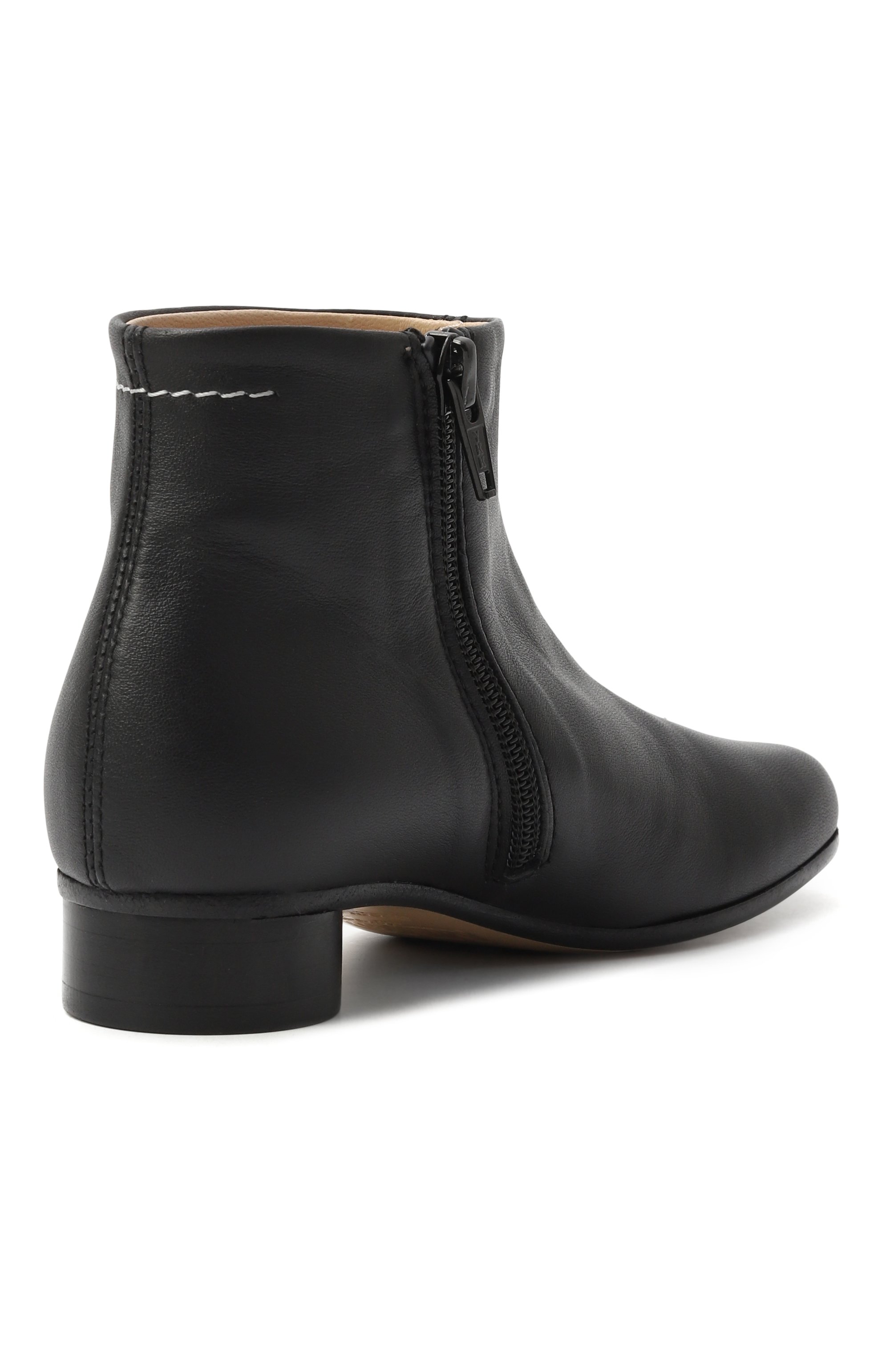 Кожаные ботинки MM6, арт. 80977/28-35, фото 3