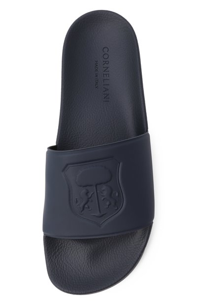 Шлепанцы CORNELIANI темно-синего цвета по цене 18500 руб., арт. 27TM88/2720961, фото 5 Шлепанцы CORNELIANI, арт. 27TM88/2720961, фото 5