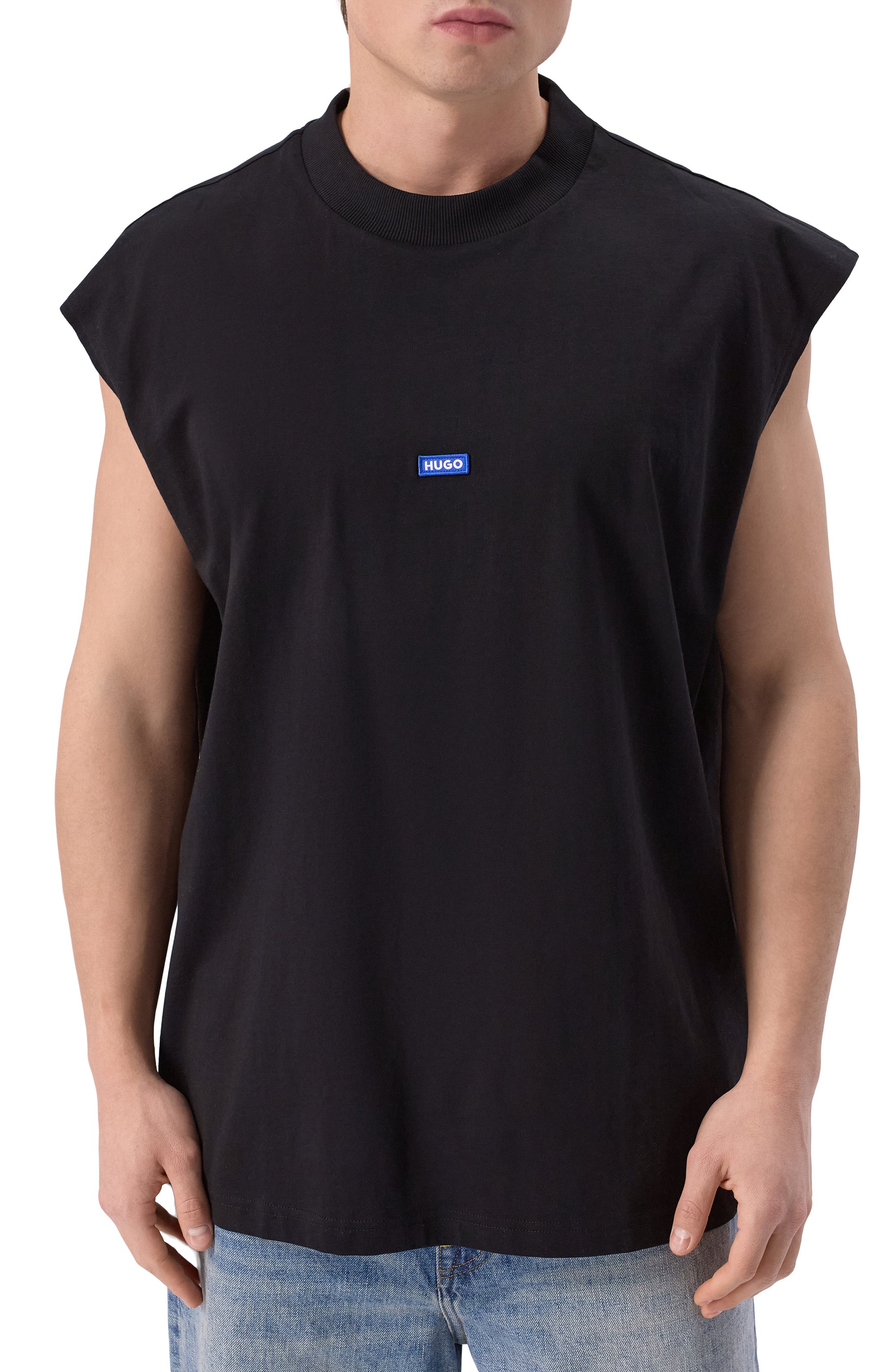Хлопковая майка HUGO BLUE, арт. 50509773, фото 3