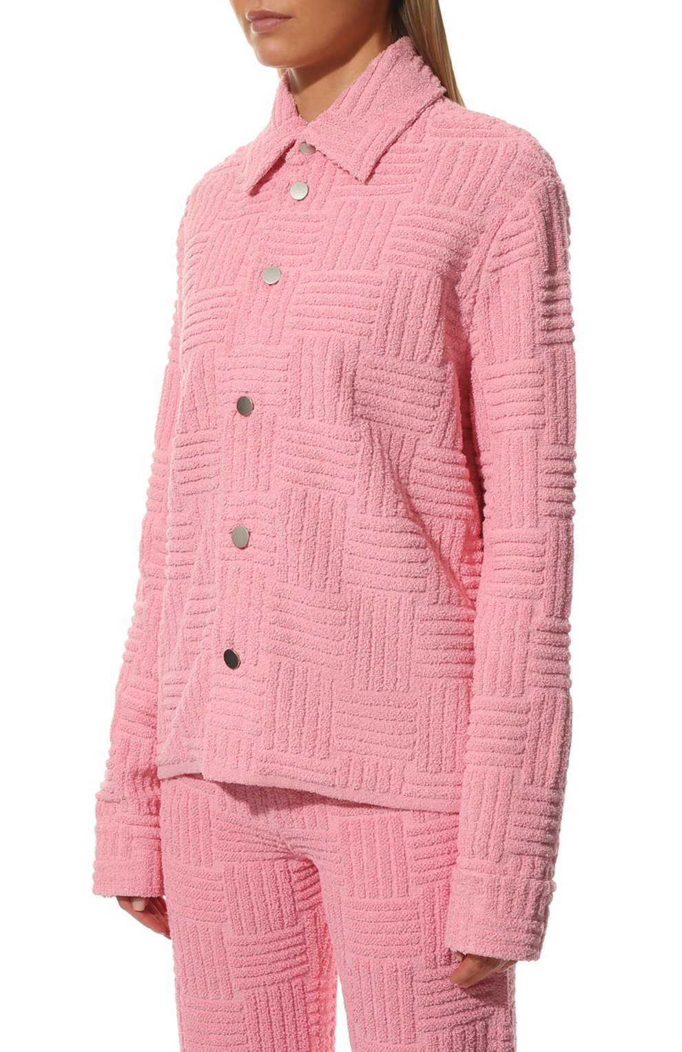 Жакет из хлопка и вискозы BOTTEGA VENETA, арт. 692861/V1LW0, фото 3