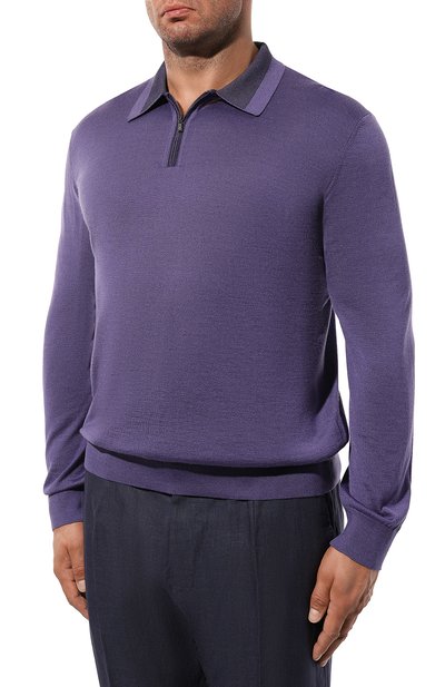 Поло из кашемира и шелка ZILLI, арт. KZP001M0330VBJS00, фото 3