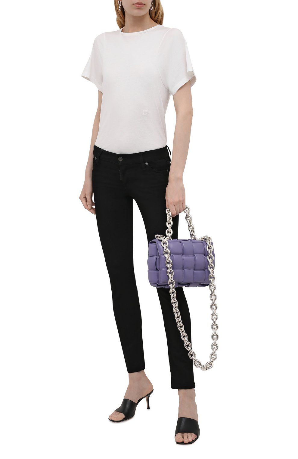 Джинсы DSQUARED2 черного цвета по цене 39950 руб., арт. S75LB0531/S30730, фото 2 Джинсы DSQUARED2, арт. S75LB0531/S30730, фото 2