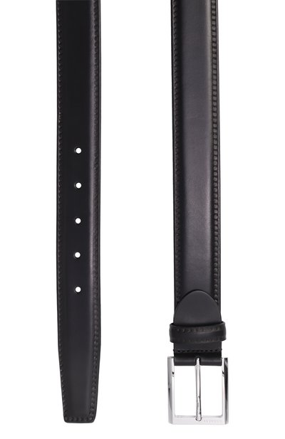 Кожаный ремень BARRETT черного цвета по цене 36500 руб., арт. 22B588.12/BETIS CREAM, фото 3 Кожаный ремень BARRETT, арт. 22B588.12/BETIS CREAM, фото 3