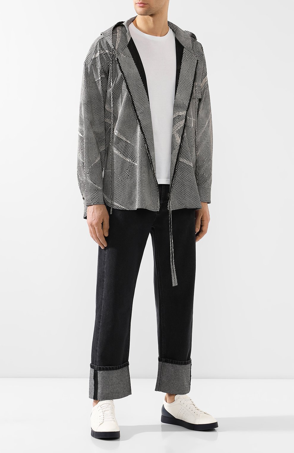 Кожаные кеды W.GIBBS белого цвета по цене 38100 руб., арт. 0400024/CERV0 VACCHETTA, фото 2 Кожаные кеды W.GIBBS, арт. 0400024/CERV0 VACCHETTA, фото 2