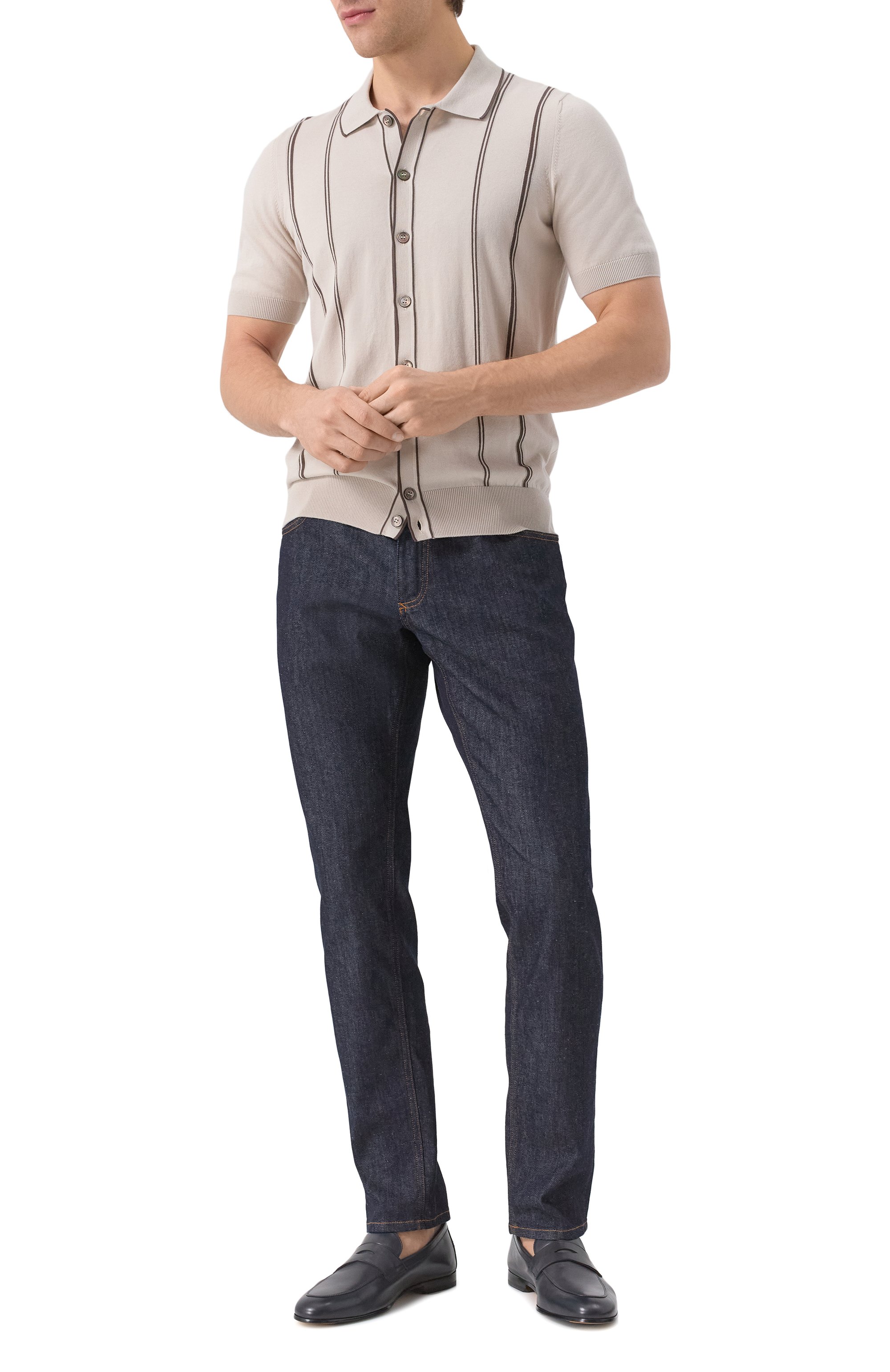 Хлопковая рубашка GRAN SASSO, арт. 59135/18041, фото 2