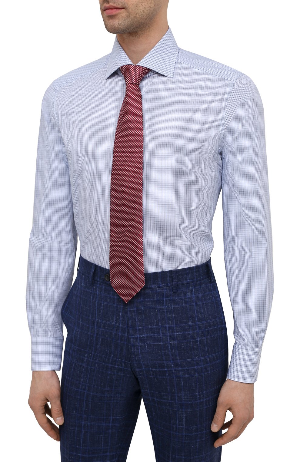 Хлопковая сорочка ZEGNA, арт. 901331/9MS0BA, фото 4