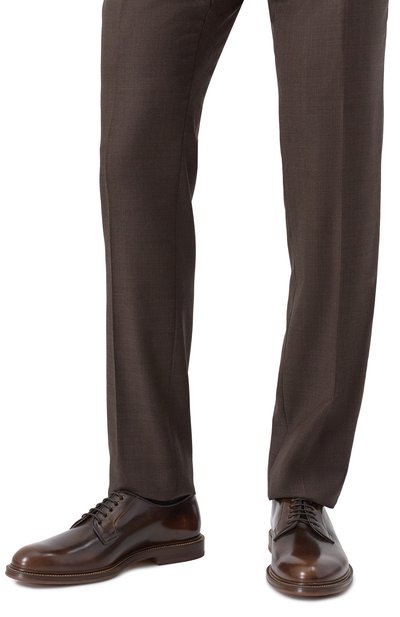 Кожаные дерби BRUNELLO CUCINELLI, арт. MZURESU724, фото 3