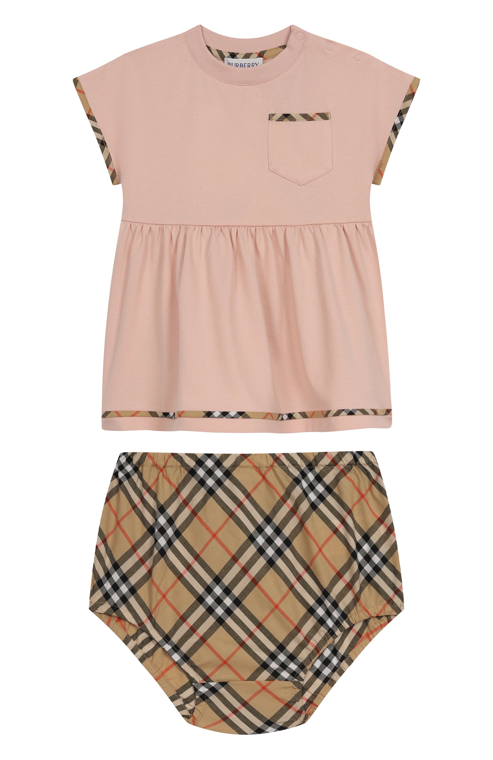 Комплект из платья и шорт BURBERRY, арт. 8131697, фото 1