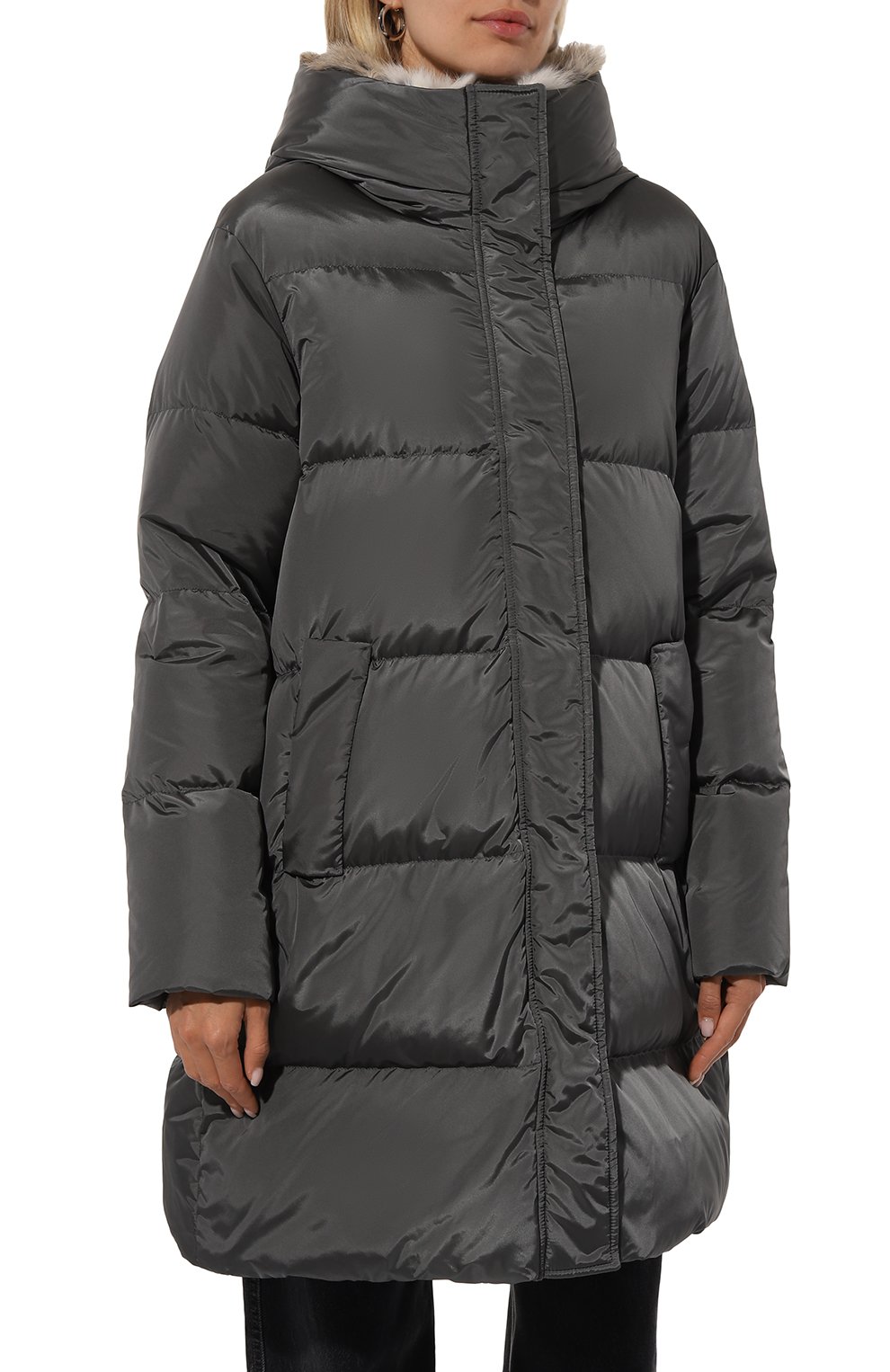 Пуховик с меховой отделкой LEMPELIUS, арт. 263B NEV/3000, фото 3