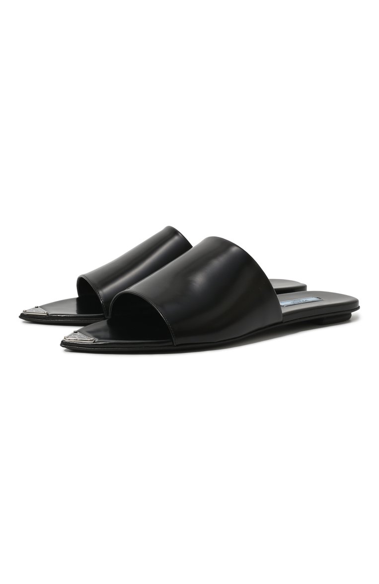 Кожаные шлепанцы PRADA, арт. 1XX634-055-F0002-005, фото 1