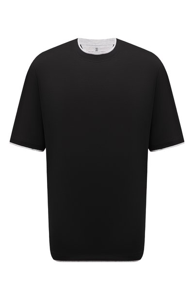 Хлопковая футболка BRUNELLO CUCINELLI, арт. M0B137427W, фото 1