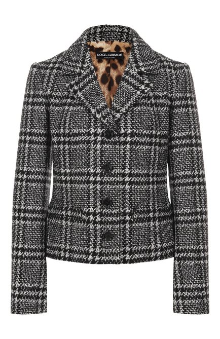 Женский жакет из шерсти и шелка DOLCE & GABBANA, арт. F27FVT/FQZAH