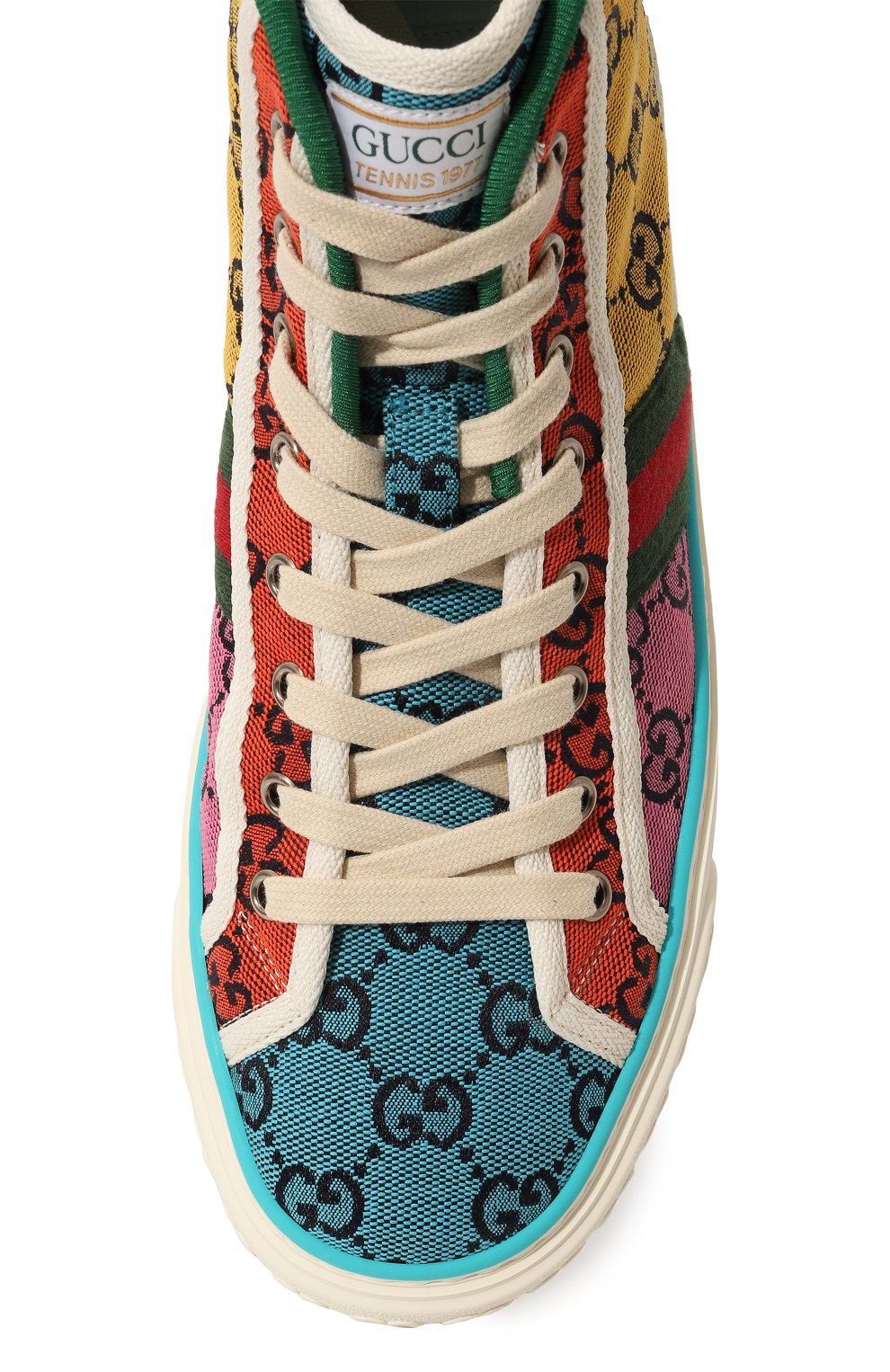 Текстильные кеды tennis 1977 GUCCI, арт. 663679 2UZ60, фото 6