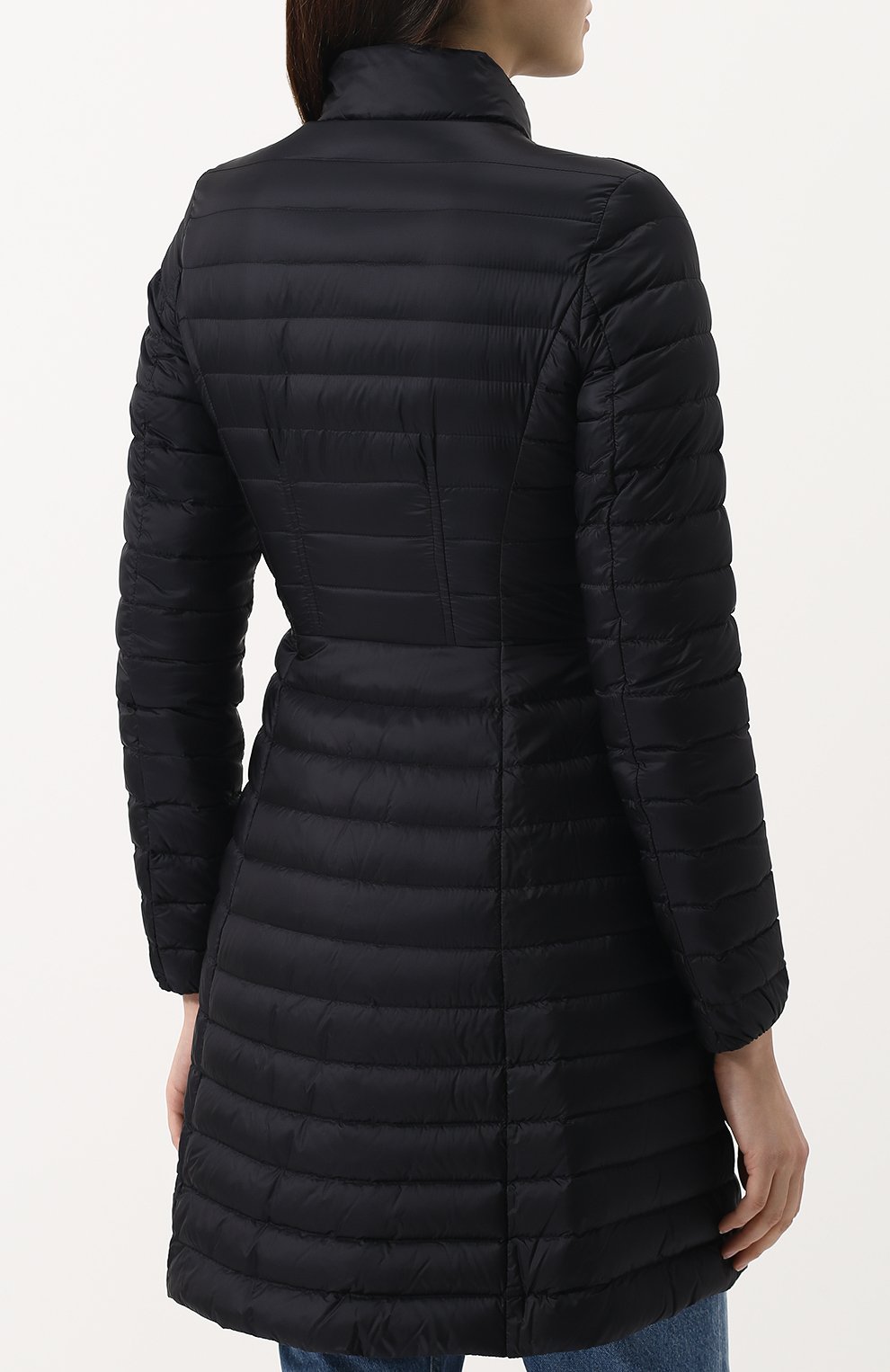 Приталенный стеганый пуховик с воротником-стойкой MONCLER, арт. D1-093-49305-94-53048, фото 4