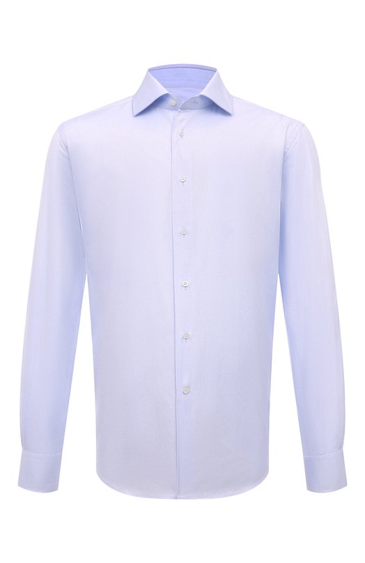 Хлопковая сорочка Corneliani 94P100-9411700 Голубой 94P100-9411700