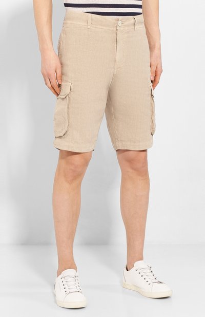 Льняные шорты 120% LINO, арт. R0M2426/0253/000, фото 3