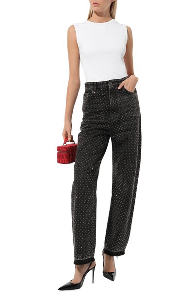 Кожаные туфли lollo 105 DOLCE & GABBANA черного цвета по цене 92400 руб., арт. CG0748/A1471, фото 2 Кожаные туфли lollo 105 DOLCE & GABBANA, арт. CG0748/A1471, фото 2