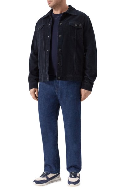 Мужская хлопковая футболка BRUNELLO CUCINELLI, арт. M0B131328G