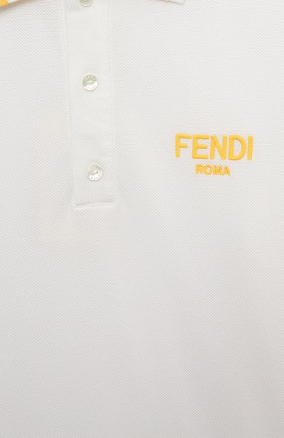 Хлопковое поло FENDI, арт. JMI440/AVP, фото 3