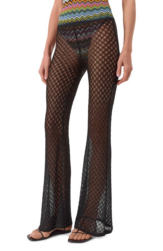 Брюки из вискозы Missoni MC25SI00/BR014R Чёрный  MC25SI00/BR014R Фото 3