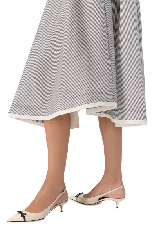 Кожаные туфли Bepointy Valentino 6W2S0LL3/DAL Кремовый  6W2S0LL3/DAL Фото 2