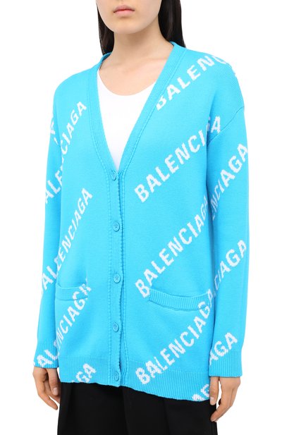 Кардиган из хлопка и шерсти BALENCIAGA, арт. 625330/T3178, фото 4