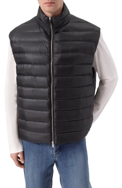 Пуховый жилет JIL SANDER черного цвета по цене 199500 руб., арт. J47AF0148-J70122, фото 3 Пуховый жилет JIL SANDER, арт. J47AF0148-J70122, фото 3