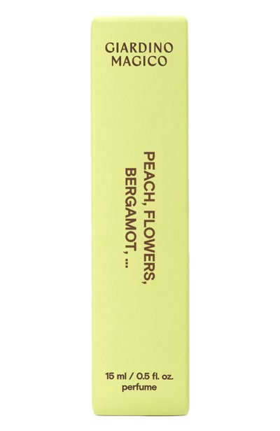 Концентрированные духи peach flowers bergamot (15ml) GIARDINO MAGICO бесцветного цвета по цене 3450 руб., арт. 4660222283801, фото 4 Концентрированные духи peach flowers bergamot (15ml) GIARDINO MAGICO, арт. 4660222283801, фото 4