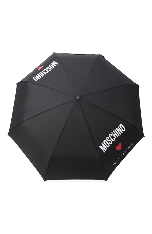Складной зонт Moschino 8956-0PENCL0SE Чёрный 8956-0PENCL0SE