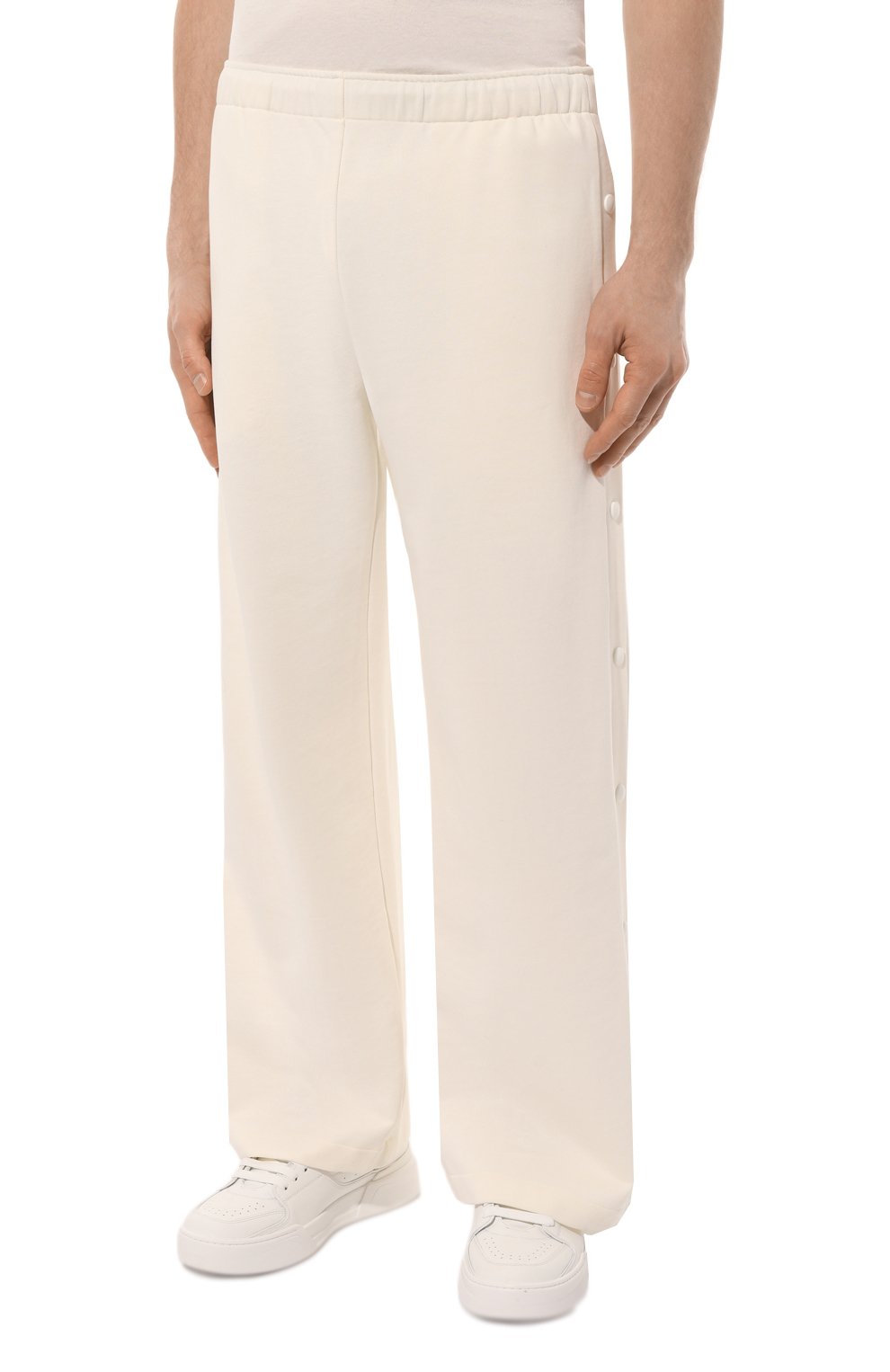 Хлопковые брюки PANGAIA белого цвета по цене 15600 руб., арт. Move Wide Leg Track Pants, фото 6 Хлопковые брюки PANGAIA, арт. Move Wide Leg Track Pants, фото 6