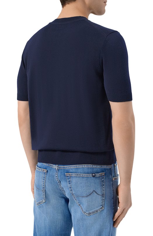 Шерстяной джемпер BOSS 50560476 Синий  50560476 Фото 4