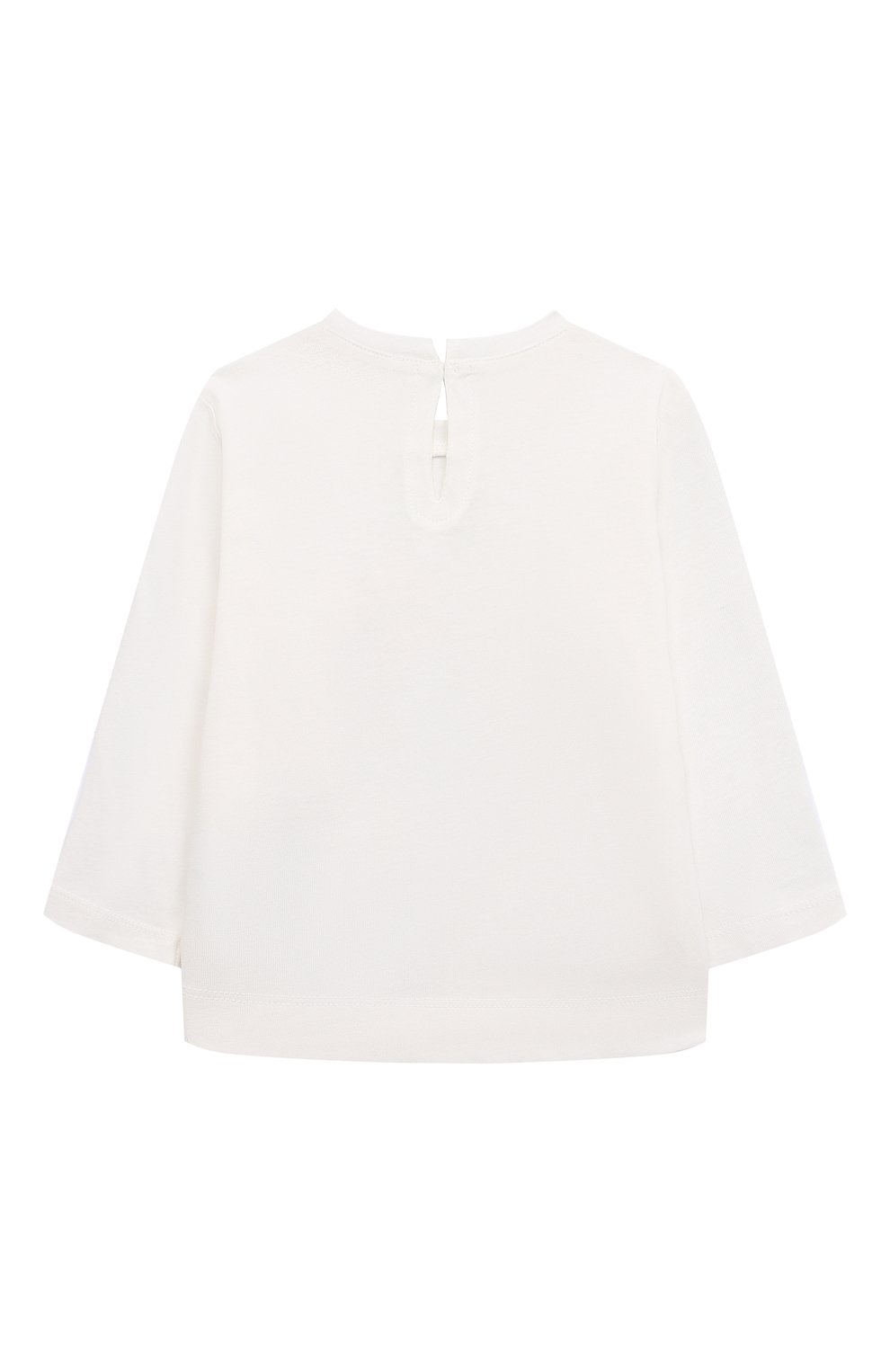 Хлопковый лонгслив MONNALISA, арт. 39B601, фото 2