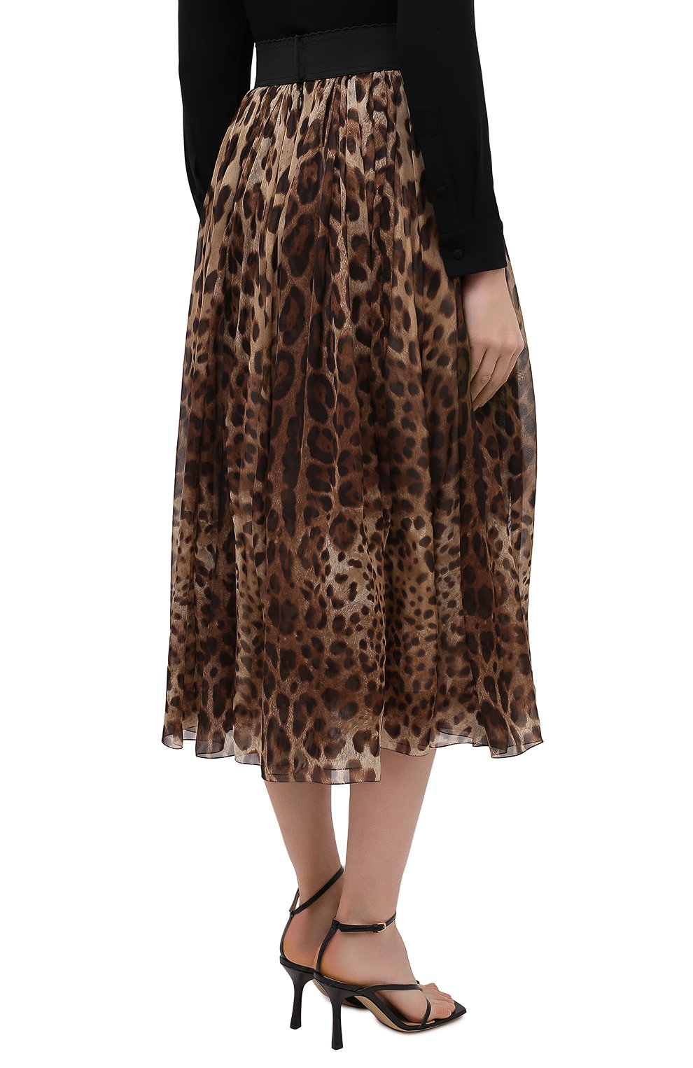 Шелковая юбка DOLCE & GABBANA, арт. F4B0PT/FS1AR, фото 4