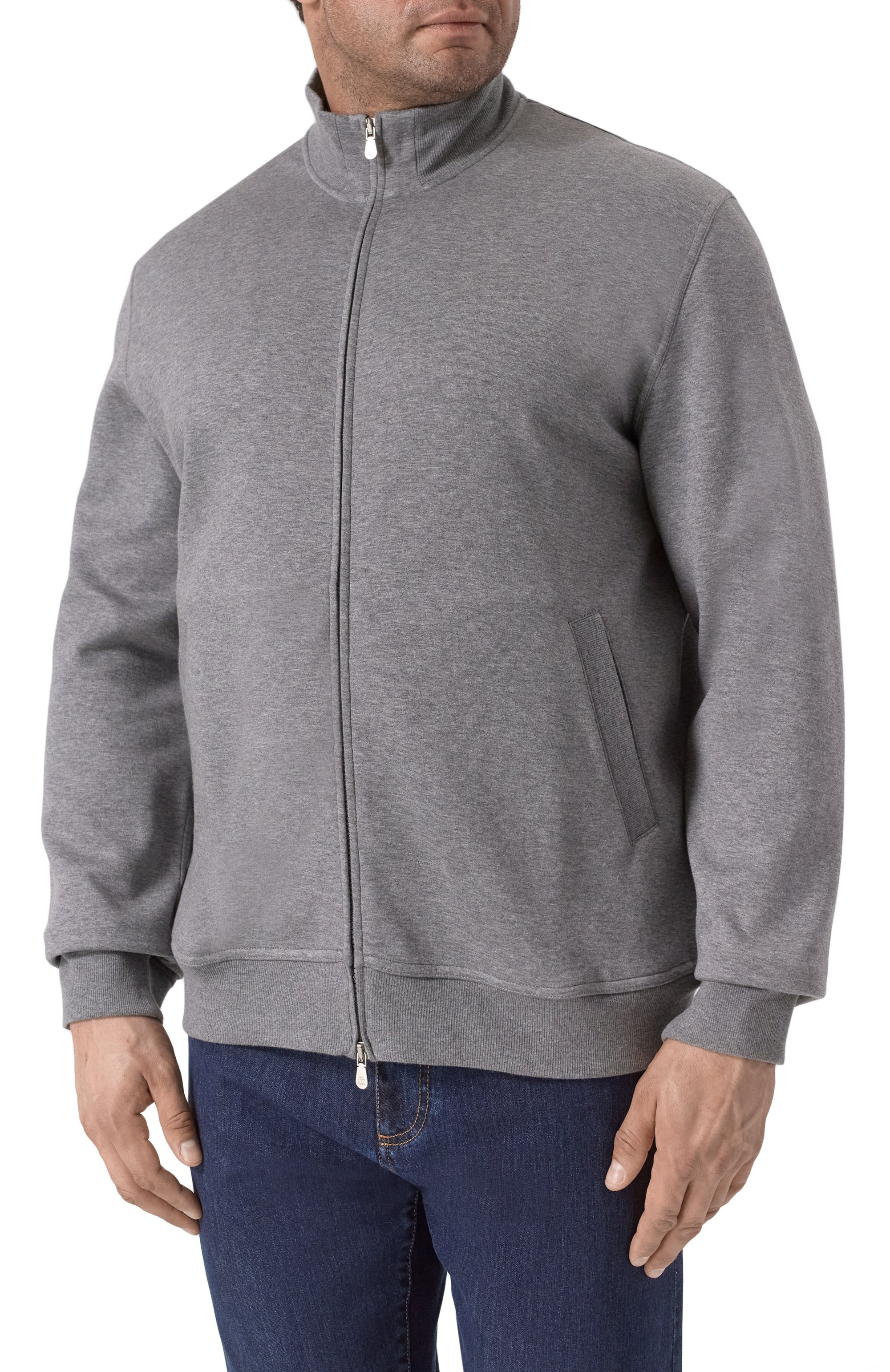 Толст�овка из хлопка и кашемира BRUNELLO CUCINELLI, арт. MM8319089G, фото 3