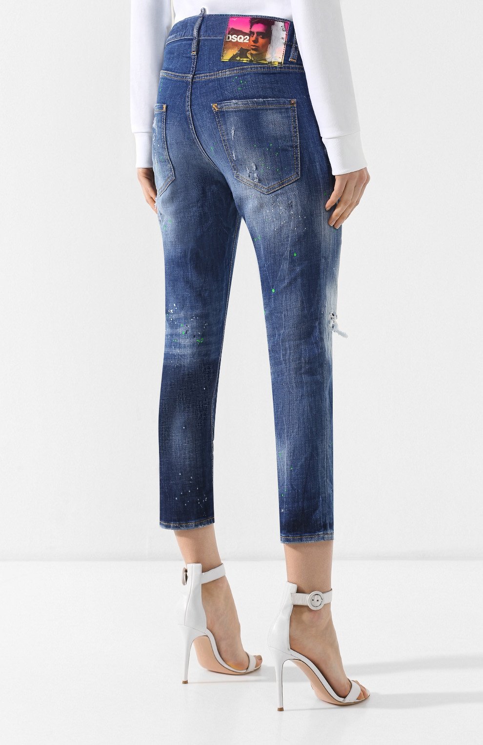 Джинсы с потертостями DSQUARED2, арт. S75LB0092/S30342, фото 4