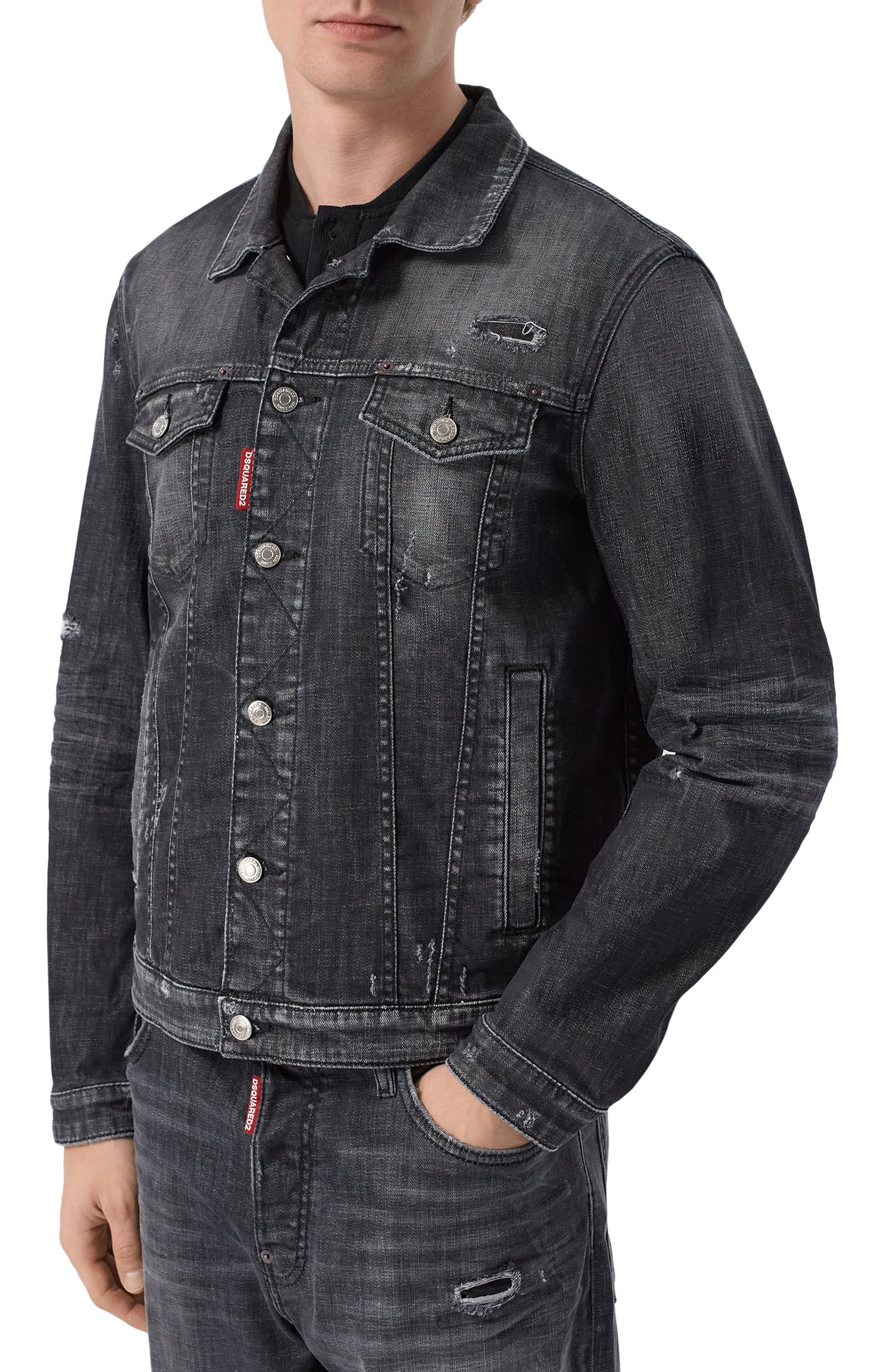 Джинсовая куртка DSQUARED2, арт. S74AM1729/S30357, фото 3