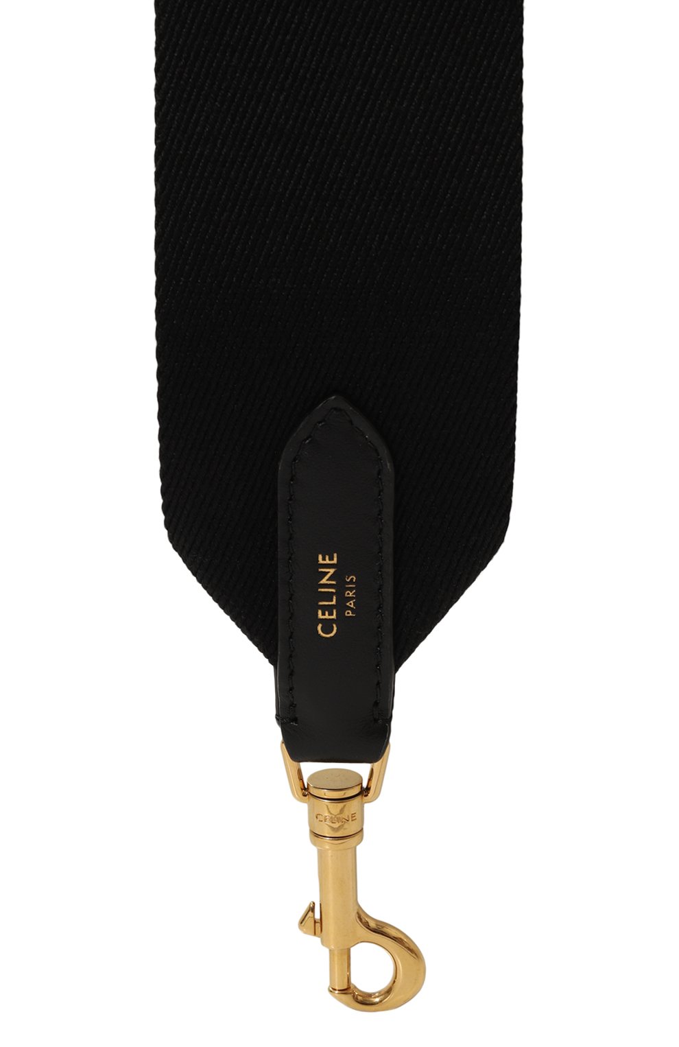 Ремень для сумки CELINE черного цвета по цене 47850 руб., арт. 49S022AEP, фото 2 Ремень для сумки CELINE, арт. 49S022AEP, фото 2
